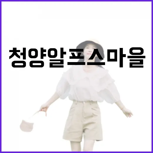 청양 알프스마을에서 자연과 하나 되는 법 - 요약