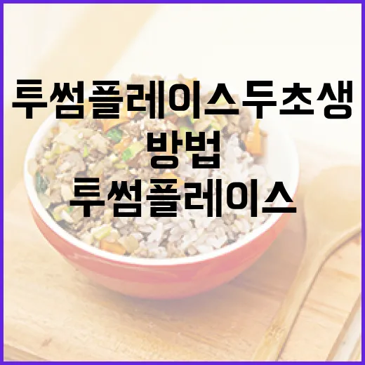 투썸플레이스 두초생을 즐기는 방법 - 요약