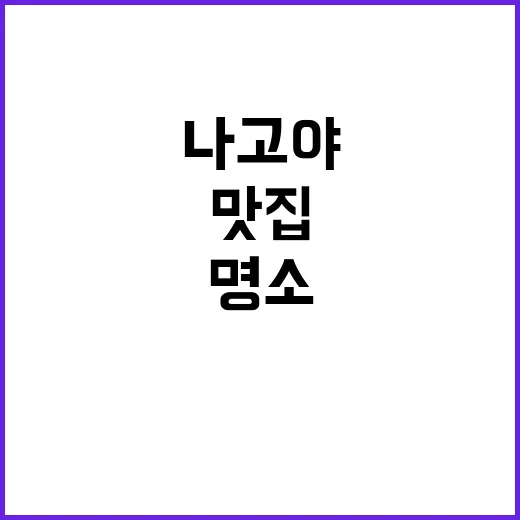 나고야에서 꼭 방문…
