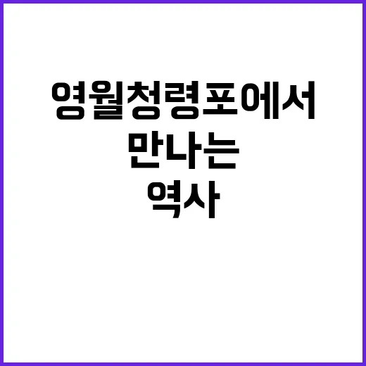 영월 청령포에서 자…