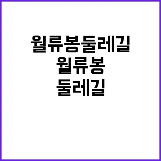 월류봉 둘레길을 완…