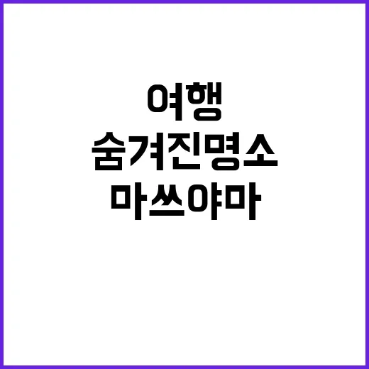 마쓰야마 여행을 즐…