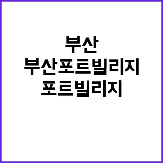 부산 포트빌리지 즐기는 방법, 현지인의 팁!