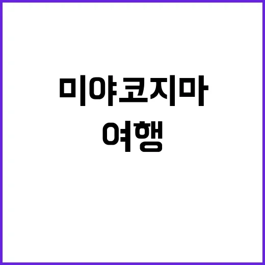미야코지마에서 잊을…