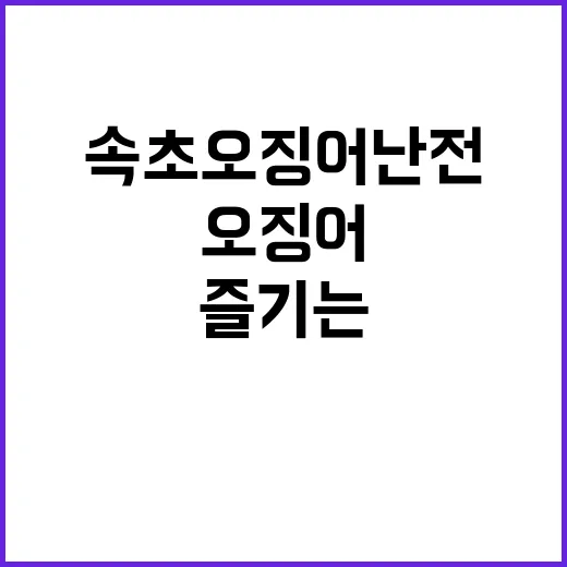속초 오징어난전에서…