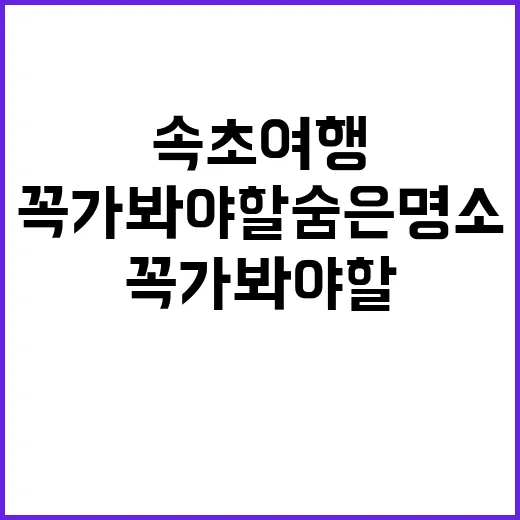 속초 여행: 꼭 가…