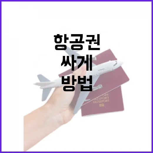 항공권검색 초보자가 덜 헤매고 싸게 찾는 방법 - 요약