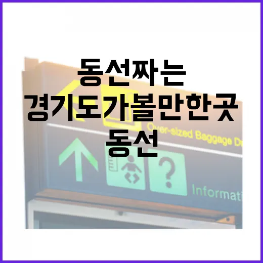 경기도가볼만한곳 초보자를 위한 이동 동선 짜는 방법 - 요약
