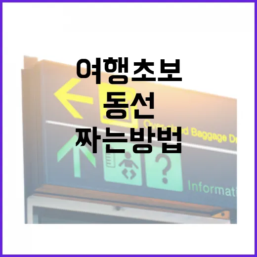 동남아여행 초보가 길 덜 헤매게 동선 짜는 방법 - 요약