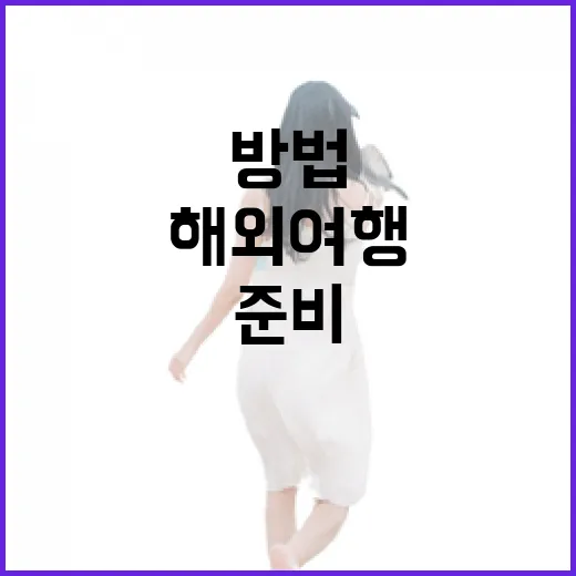 해외여행 길 안 헤매려면 이렇게 준비하는 방법 - 요약