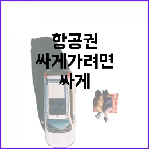 공동구매항공권으로 싸게 가려면 이렇게 찾는 방법 - 요약