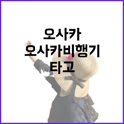 오사카비행기 처음 타고 가려면 이렇게 준비하면 덜 헤맵니다 - 요약
