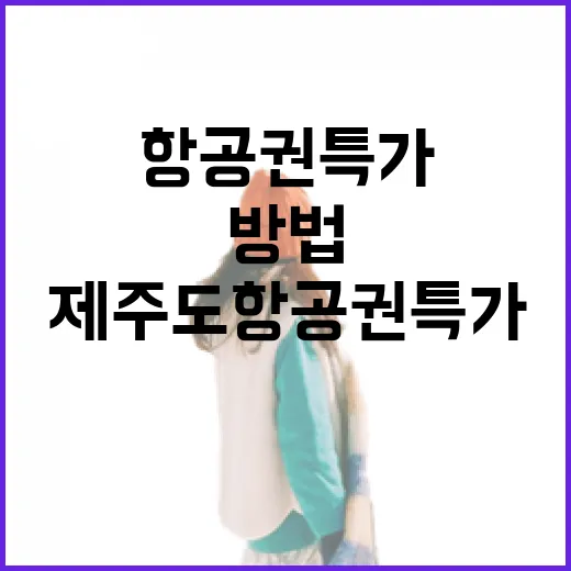 제주도항공권특가 잡는 방법, 처음 가는 사람도 동선까지 편하게 맞추려면 이렇게 - 요약