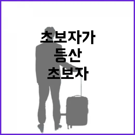 초보자가 등산 가려면 이렇게 준비하고 이동하면 덜 헤맵니다 - 요약