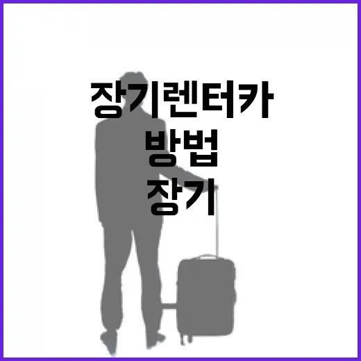장기렌터카 처음 이용하려면 동선부터 확인하는 방법 - 요약
