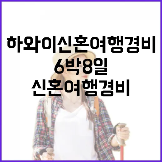하와이신혼여행경비 계산하는 방법, 6박 8일 기준으로 이렇게 잡으면 됩니다 - 요약