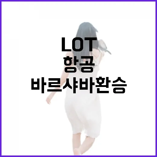 LOT항공으로 바르샤바 환승하려면 이렇게 움직이면 됩니다 - 요약