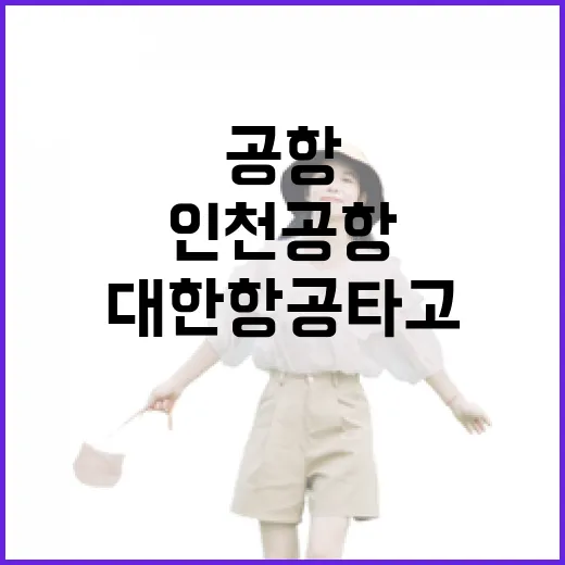 대한항공 타고 인천공항 가려면 이렇게 움직이는 방법 - 요약