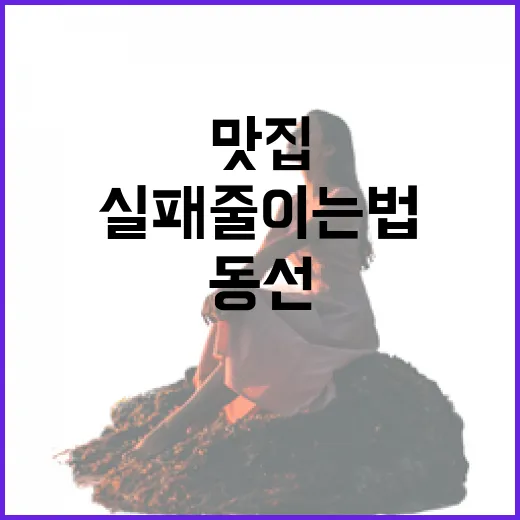 일산맛집 찾는 방법, 역별 동선으로 실패 줄이는 법 - 요약