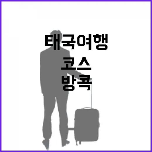 초보자를 위한 태국여행 동선 짜는 방법: 방콕 공항부터 숙소, 근교 코스까지 - 요약