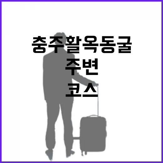 충주 활옥동굴 가는 방법과 주변 코스 짜는 방법 - 요약