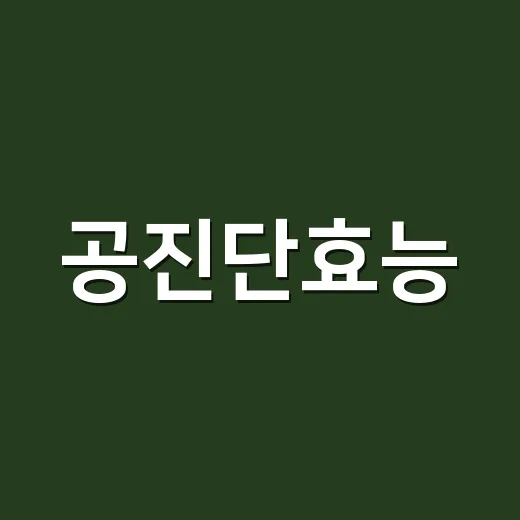 공진단효능, 피곤할 때 먹으면 정말 달라질까요? - 요약