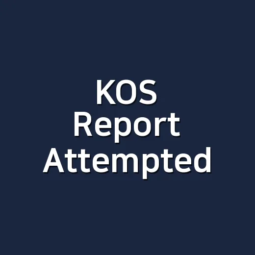 KOS Report Attempted - 요약
