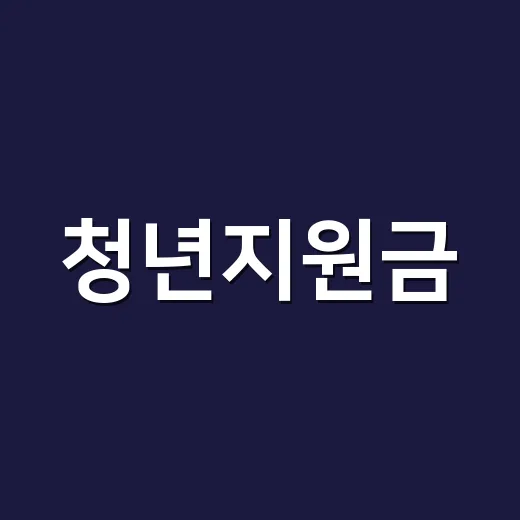 청년지원금, 받을 수 있는지보다 먼저 확인할 것이 있나요? - 요약