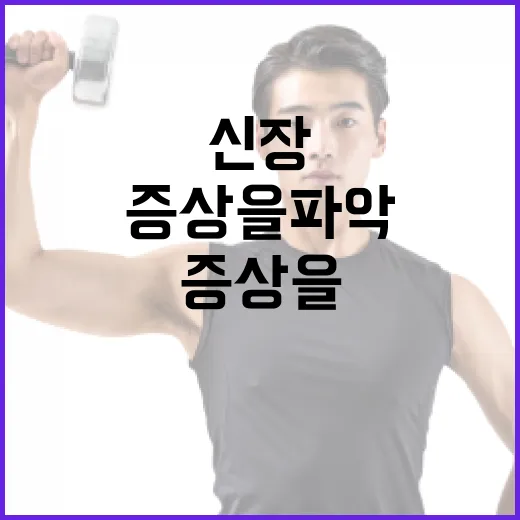 신장 이상 증상을 파악하는 방법 - 요약