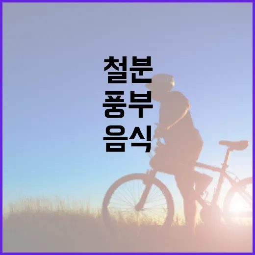 철분이 풍부한 음식을 섭취하는 방법 - 요약