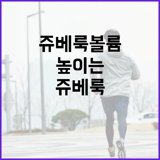 쥬베룩 볼륨을 높이는 방법 - 요약