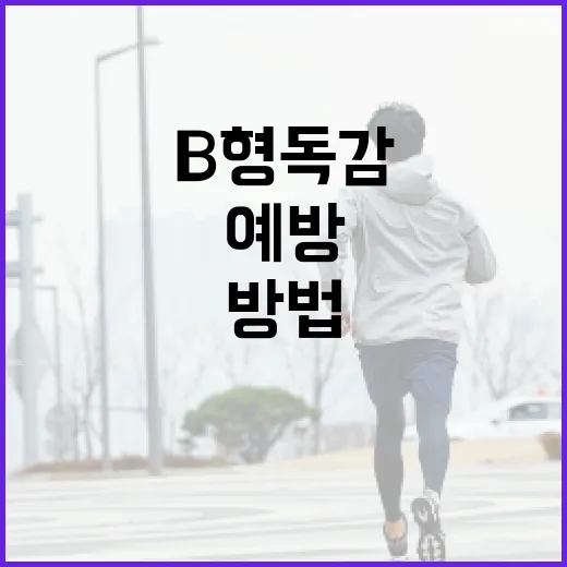 B형 독감을 예방하고 관리하는 방법 - 요약