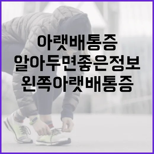 왼쪽 아랫배 통증을 완화하는 방법: 알아두면 좋은 정보 - 요약