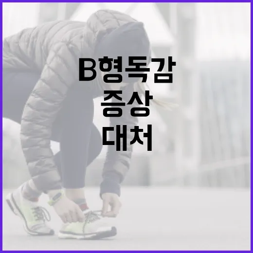 B형독감 증상을 알아보고 대처하는 방법 - 요약