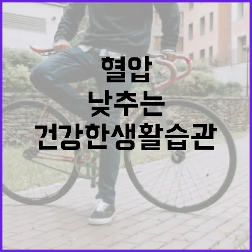 혈압을 낮추는 방법: 건강한 생활 습관으로 시작하세요 - 요약