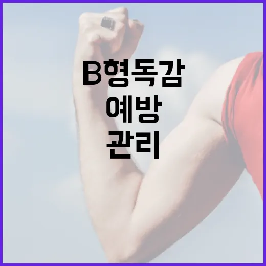 B형 독감을 예방하고 관리하는 방법 - 요약