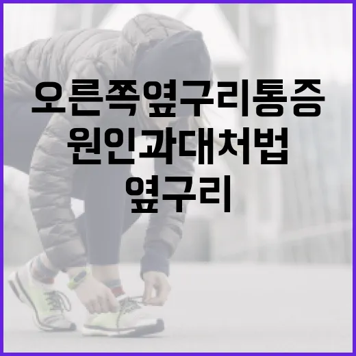 오른쪽 옆구리 통증 완화 방법: 원인과 대처법 - 요약