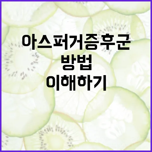 아스퍼거 증후군 이해하기: 일상 생활에 적용하는 방법 - 요약