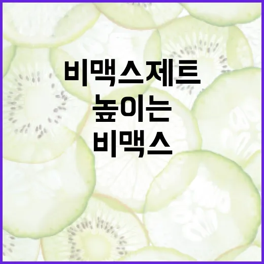 비맥스제트를 활용하여 에너지 레벨을 높이는 방법 - 요약