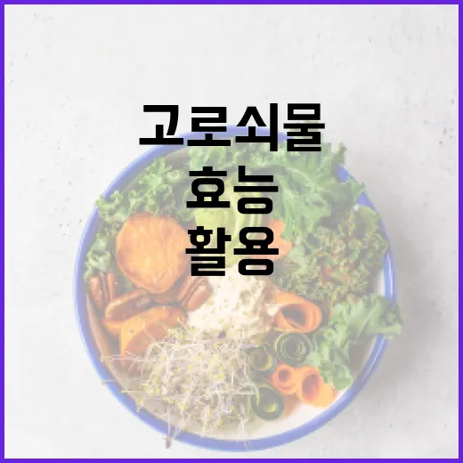 고로쇠물의 효능을 최대한 활용하는 방법 - 요약