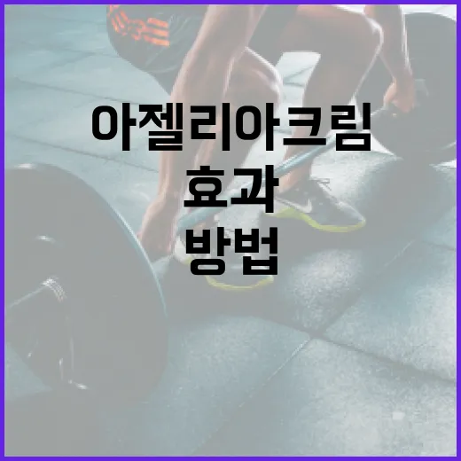 아젤리아크림의 효과와 사용 방법 - 요약