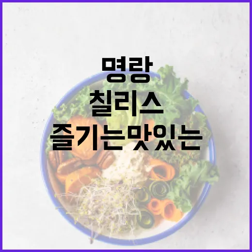 명랑 칠리스 활용하는 방법: 집에서 즐기는 맛있는 요리 - 요약