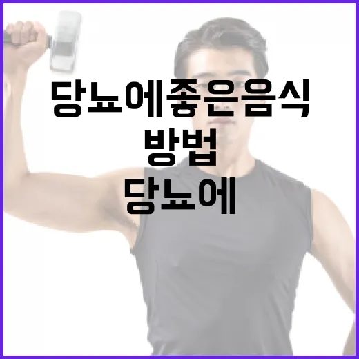 당뇨에 좋은 음식을 선택하는 방법 - 요약