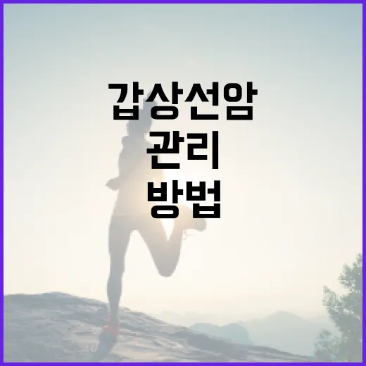 갑상선암 증상을 이해하고 관리하는 방법 - 요약