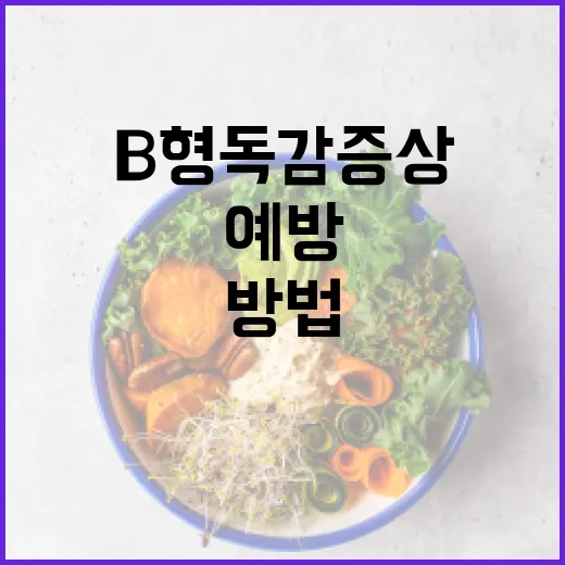 B형 독감 증상을 알아보고 예방하는 방법 - 요약
