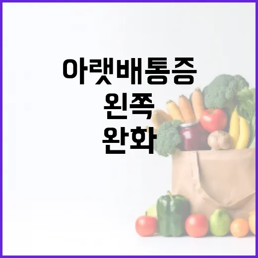 왼쪽 아랫배 통증을 완화하는 방법 - 요약