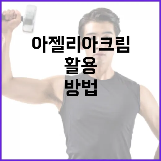 아젤리아크림을 활용하는 방법 - 요약
