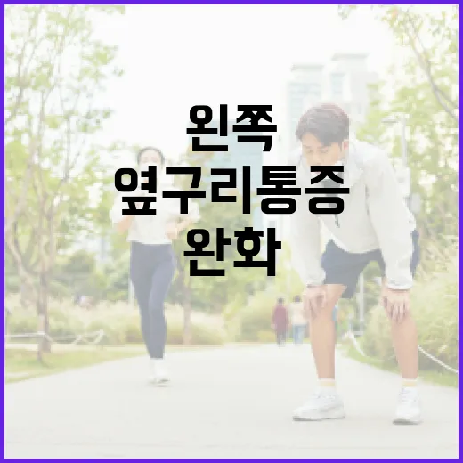 왼쪽 옆구리 통증을 완화하는 방법 - 요약