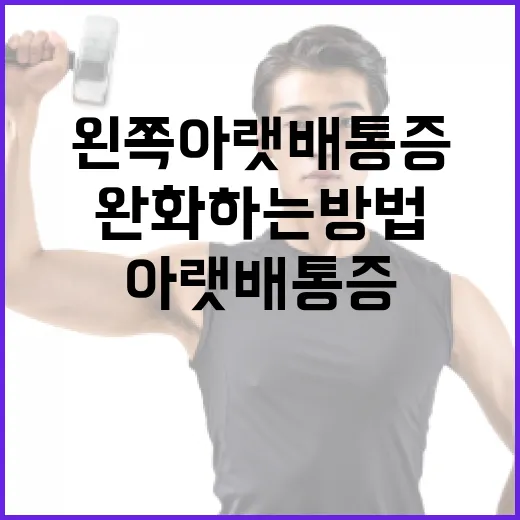 왼쪽 아랫배 통증을 완화하는 방법 - 요약