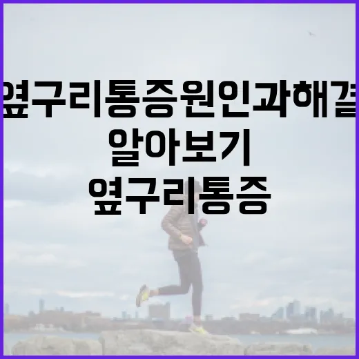 왼쪽 옆구리 통증 원인과 해결 방법 알아보기 - 요약